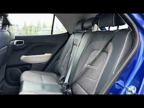 2025 Hyundai Venue Ultimate IVT w/Denim Interior in Blue for sale at Abbotsford Hyundai in Abbotsford, BC