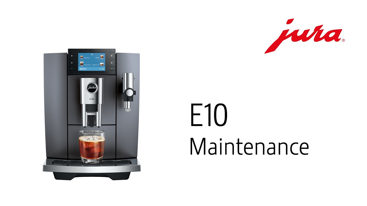 Jura E10 - Cleaning the Machine (from Jura)