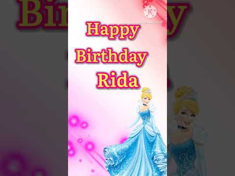 Happy birthday 🎂 Rida |New theme 🥳 Celebrate 🎉 your special day #birthday#status #wishes#gif