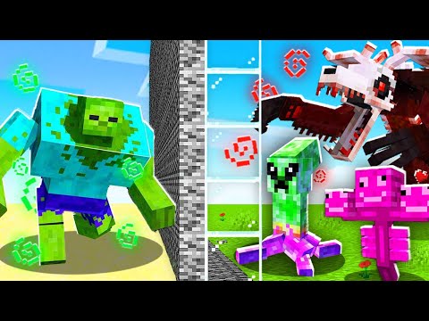 Cheating in Epic Minecraft Mob Battle!