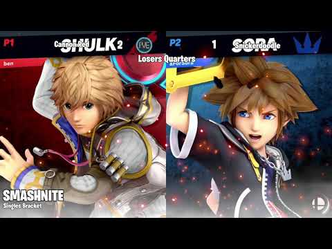 Smashnite Fright: ben (Shulk) vs. Cannon Red (Sora) GRANDS