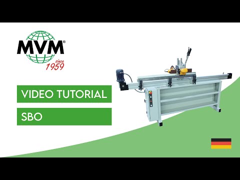 Anleitung SBO - Automatische Abziehmaschine