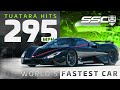 SSC Tuatara Hits 295 mph in 2.3 Miles