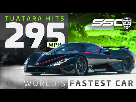 Thumbnail for SSC Tuatara Hits 295 mph in 2.3 Miles by Car