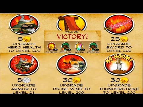 Samurai vs Zombies Defense 2 | RONIN lvl 200 -  Wave 996 - Last Required