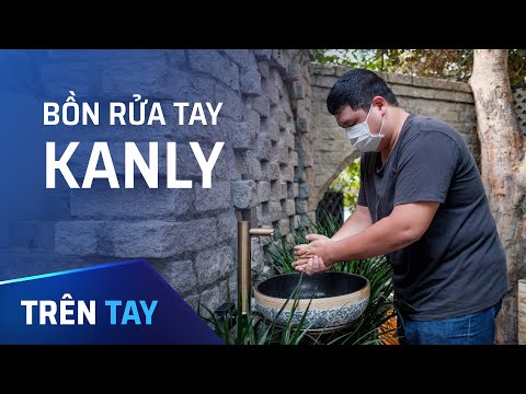 Trên tay bồn rửa tay KANLY