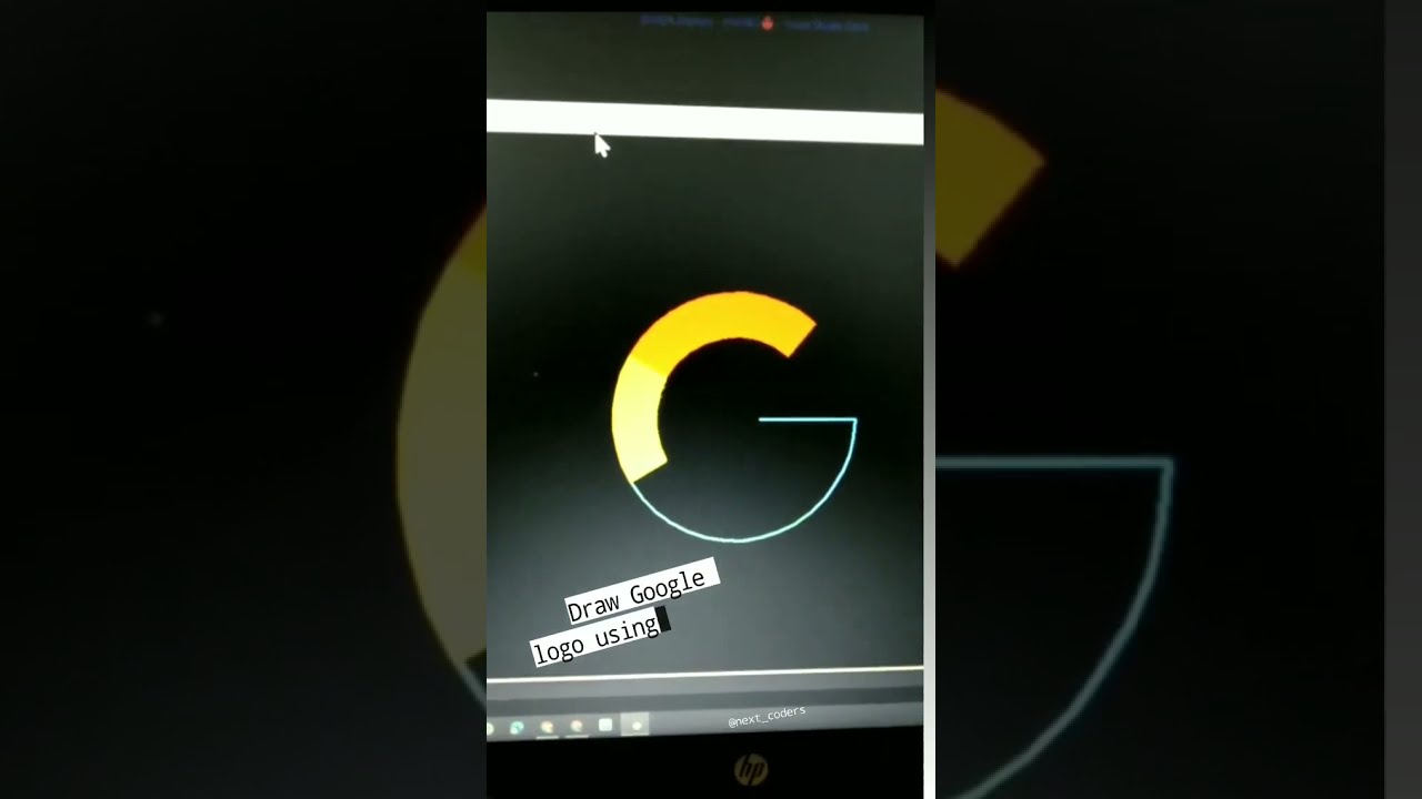 Google logo using Python🐍| #shorts #google