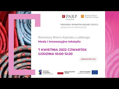 Branżowy Bilans Kapitału Ludzkiego - Moda i innowacyjne tekstylia