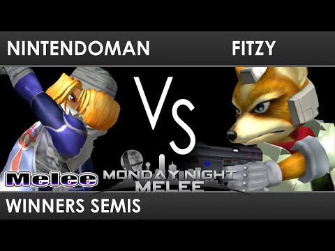 MNM 328 - Nintendoman (Sheik) VS fitzy (Fox) - Winners Semis - SSBM Melee