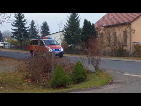 FF Friesack - Alarmfahrt am 10.11.2016 - Beschädigte Gas-Leitung