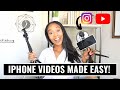 How I Shoot HIGH QUALITY Videos with My iPhone (Settings, Gear & More!)