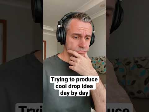 When trying to produce cool drop idea