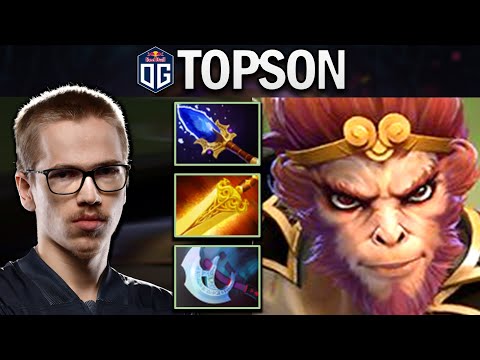 OG.TOPSON MONKEY KING WITH IMBA BUILD - DOTA 2 7.25 GAMEPLAY