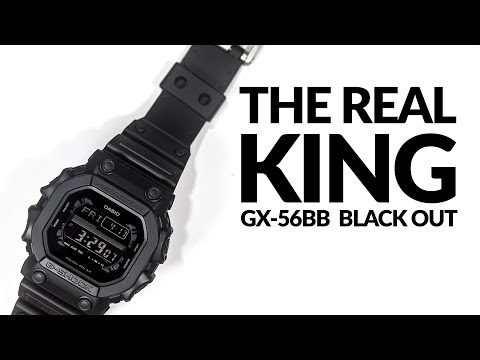 THE REAL KING - CASIO G-SHOCK GX-56BB-1 BLACK OUT