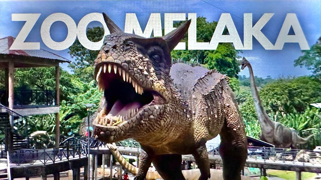 🇲🇾 Zoo Melaka Full Tour / Dinosaur Encounter / Walking Tour / June 15, 2024 [4K]