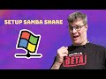 Setting up a Samba share in Debian to work in Windows 11