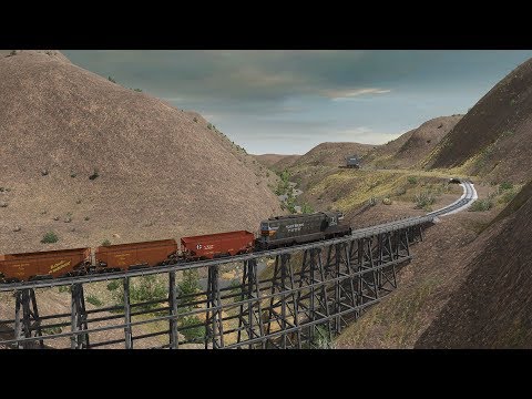 Trainz 2019 - Adding water to a mountain creek - tutorial