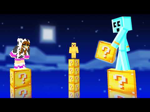 LUCKY BLOCK Pillars go CRAZY in Minecraft