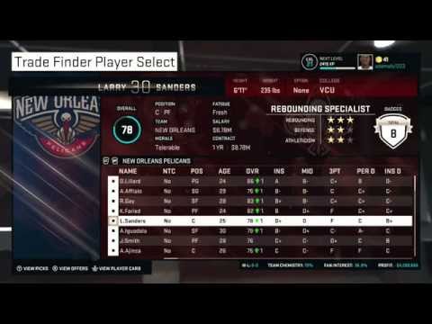 NBA 2K15 PELICANS MYGM #1