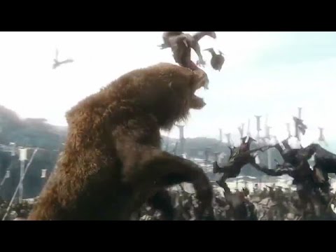 Beorn Fighting Scene - The Hobbit: The Battle of the Five Armies - Extended Edition (2015)
