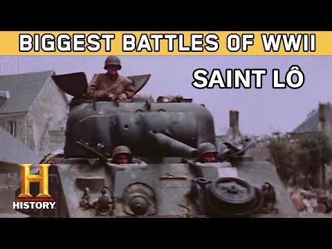 D-Day: Allies Capture Saint Lô | Biggest Battles of WWII | History