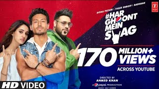 Har Ghoont Mein Swag Hai|Tiger Shroff |Disha Patani|Badshah|TIGER SHROFF SWAG|