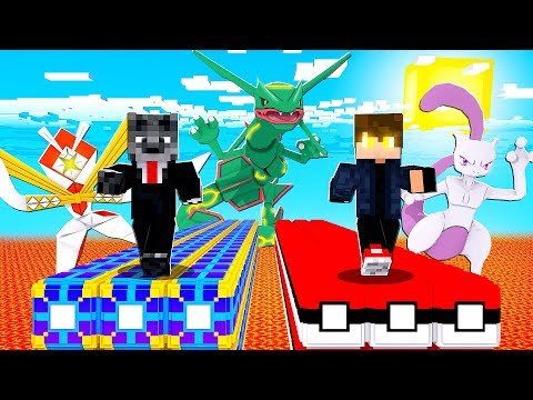 CORRIDA DE LUCKY PIXELMON NA LAVA - MINECRAFT PIXELMON MOD