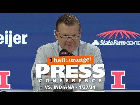 Illini MBB | Postgame Press Conference vs. Indiana 1/27/24