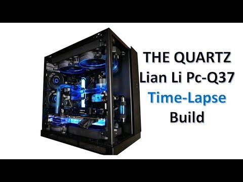 Lian Li Pc-Q37 "The Quartz" Itx water cooling gaming pc.