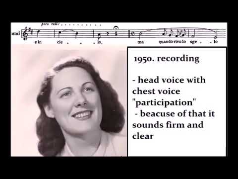 LOW MIDDLE VOICE (female voice) - Ma quando vien lo sgelo