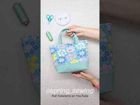 Easy! Tote Bag DIY 💐 Sewing Tips