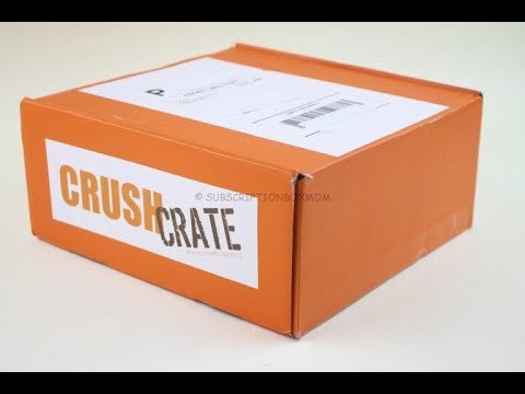 Crush Crate August 2018 Unboxing #crushcrate
