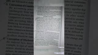 Accounting conventions