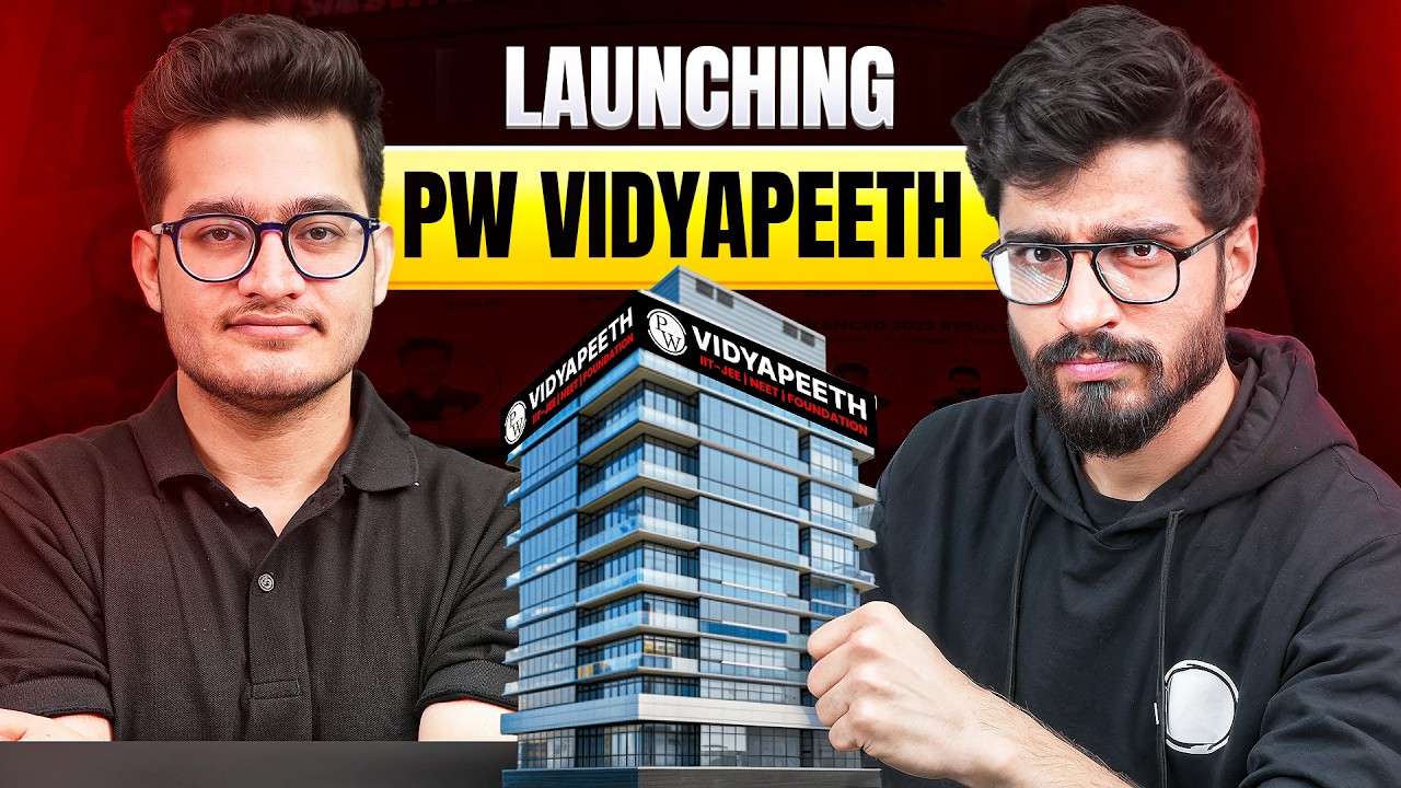 🔥 PW Vidyapeeth LIVE Tour | Explained by Top PW Faculties - Ritik sir & Vipin sir