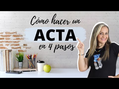, title : 'CÓMO HACER UN ACTA DE REUNIÓN EN 4 PASOS - edutuber'