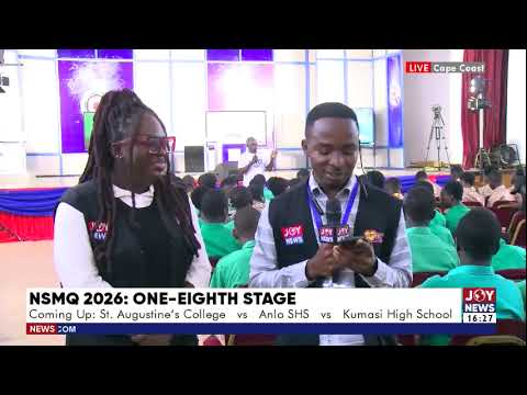 St. Augustine's College vs Anlo SHS vs Kumasi High School battle it out in the NSMQ One-Eight Stage