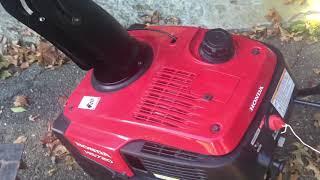 Honda HS720 snow thrower won’t start tips and tricks
