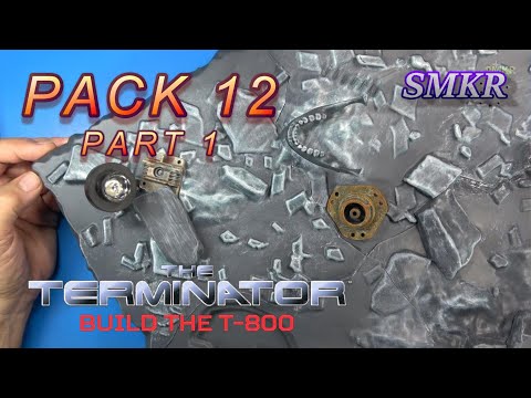 Agora Models Build the T-800 Terminator Pack 12 Part 1, Stages 111 - 113