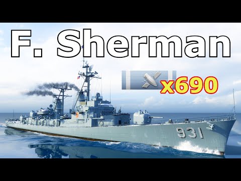World of WarShips Forrest Sherman - 6 Kills 278K Damage