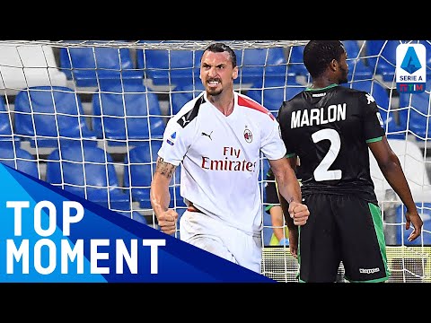 Zlatan Rolls Back the Years with a First-Half Brace! | Sassuolo 1-2 Milan | Top Moment | Serie A TIM