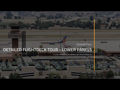 Fenix/FSLabs A320 Cadet Training Program Airline2sim | Episode 04 | Flight Deck Tour - Lower Panels