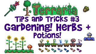 Terraria Gardening Guide! Mushroom, Herb, Potion Farm etc! (Tips & Tricks, 1.3 AND console/mobile!)