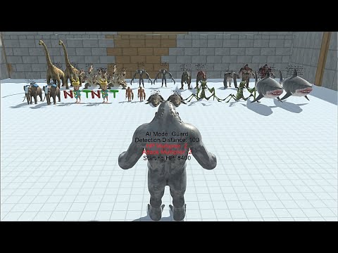LEVEL 2 GORO VS 2X BOSS - Animal Revolt Battle Simulator