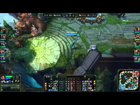 LoL: Freeze Lucian vs Tristana ADC SEASON2016 Apr 2016