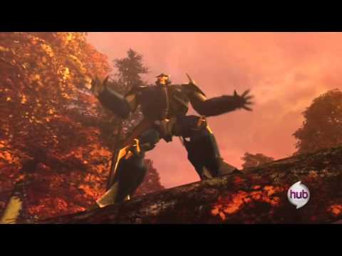 Transformers Prime Dreadwing vs bulkhead