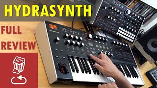 Video thumbnail for HYDRASYNTH: Full Review // Keyboard vs Desktop // Poly aftertouch tutorial by loopop