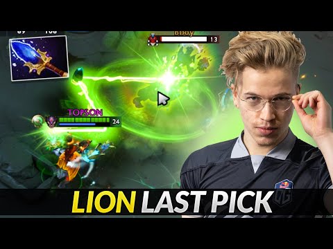 Topson Lion Last pick Mid against Annoying Primal Beast