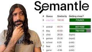 Wordle, But With Meaning Instead Of Spelling! (Semantle)