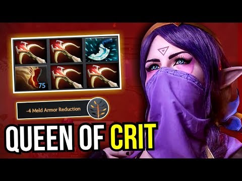 QUEEN OF CRIT - Templar Assassin 4x Daedalus 7.09 Dota 2 | Upside Down 50