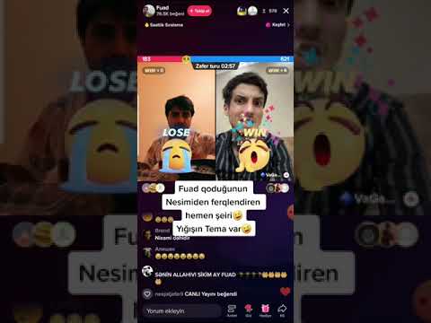 BES DEYIRDIN ANCAG CAY ICECEYIK 😂😱 VAGA VS FUAD TIKTOK CANLI YAYIN YARISMA (2023)